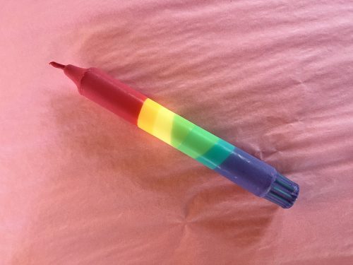 Mrs Miccio Stearinlys rainbow