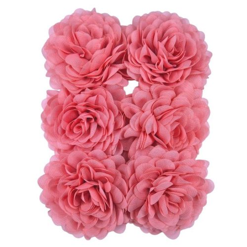 Urban Hippies Chiffon hårblomst Melon Pink