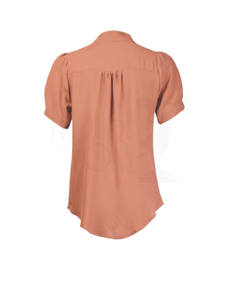 1930s Beau Blouse - Burnt Peach - Bilde 3