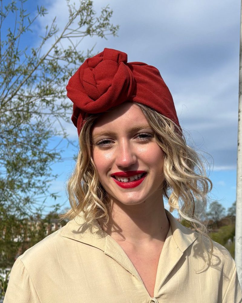 1940s Turban - Rust - Bilde 2
