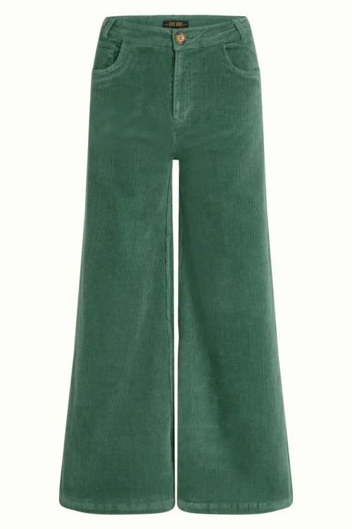 Peppa Corduroy Bukser - Matcha Green