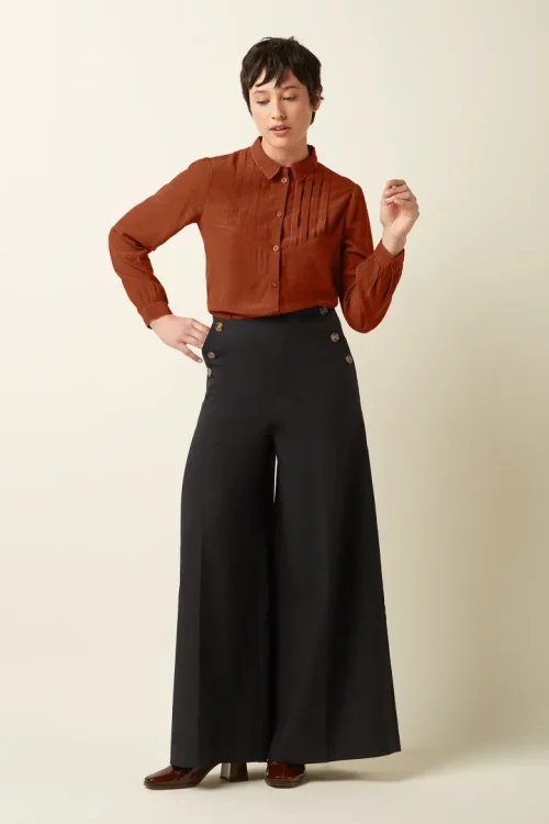 Pia Marple Bukser - Black