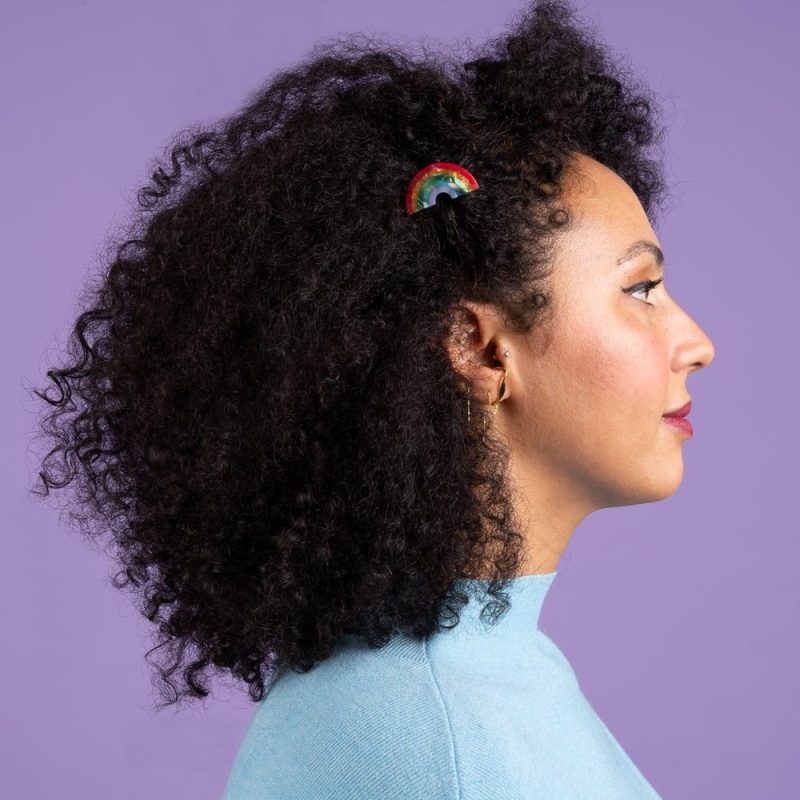 Rainbow Hair Clip - Bilde 3