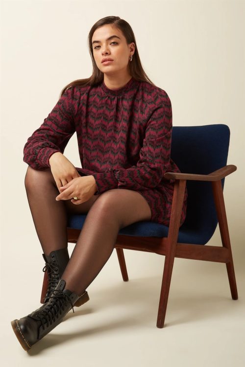 Sandy Estelle Zigzag Kjole