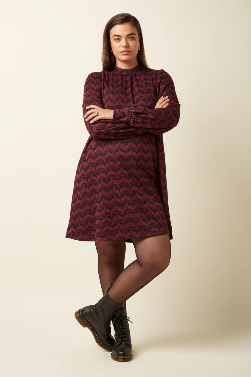 Sandy Estelle Zigzag Kjole - Bilde 2