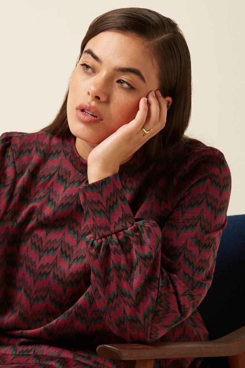 Sandy Estelle Zigzag Kjole - Bilde 5