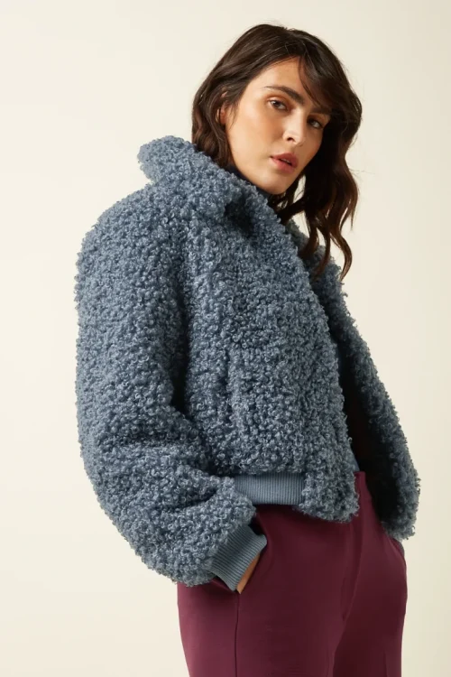 Isa Jacket Basil Fur