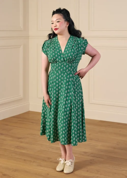 1930s Ava Tea Dress -Dia Deco