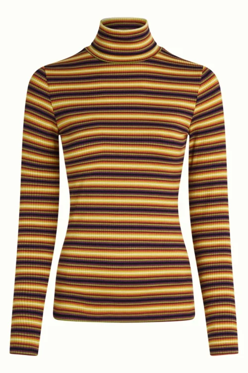 Rollneck Top Eira Stripe