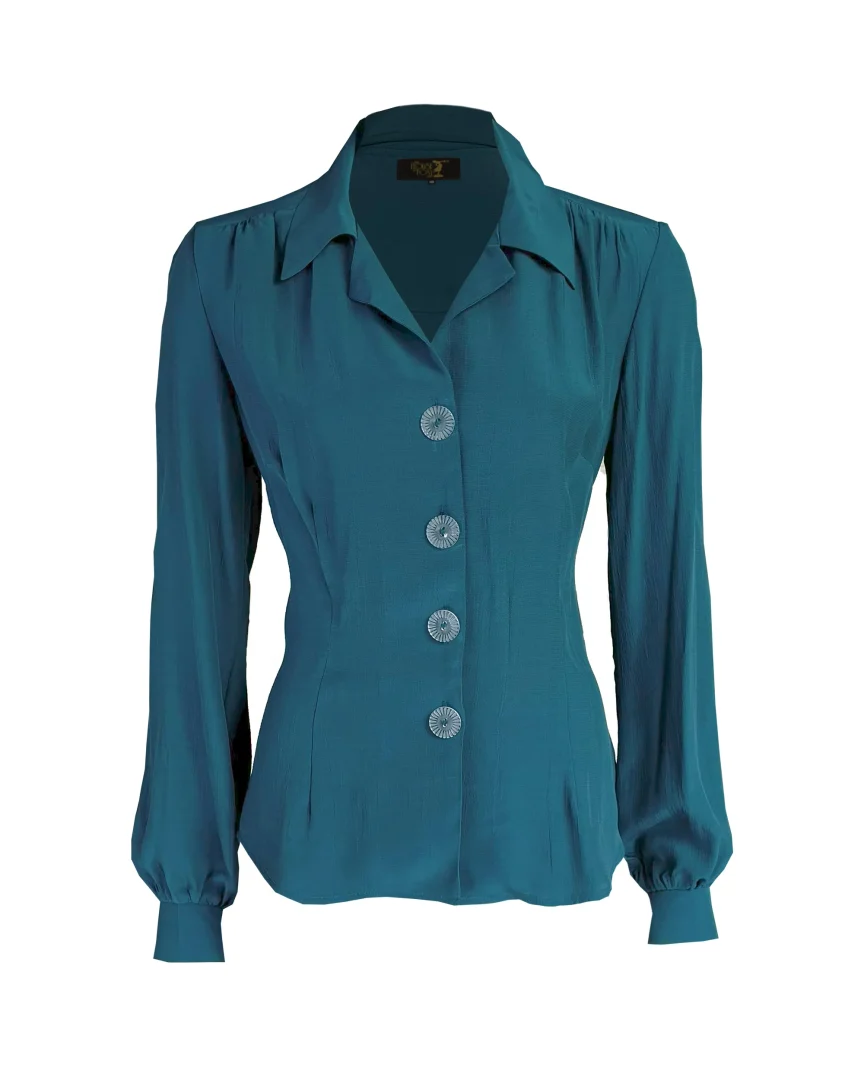 1940s Victory Blouse Dragonfly - Bilde 4