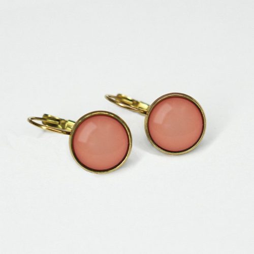 Urban Hippies Øredobber Dots Peach Pink GP
