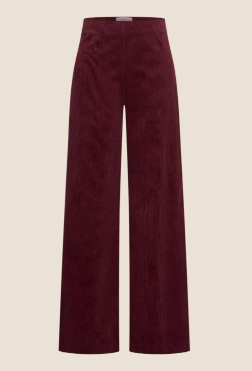 Marlene Pants Corduroy Granate Red