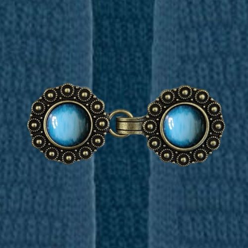 Urban Hippies Vest clip bronze & brushed blue