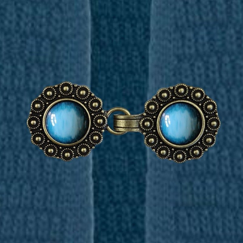 Urban Hippies Vest clip bronze & brushed blue