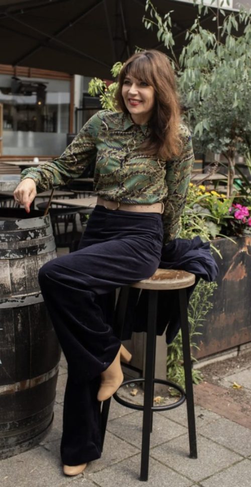 Marlene Pants Corduroy Marino