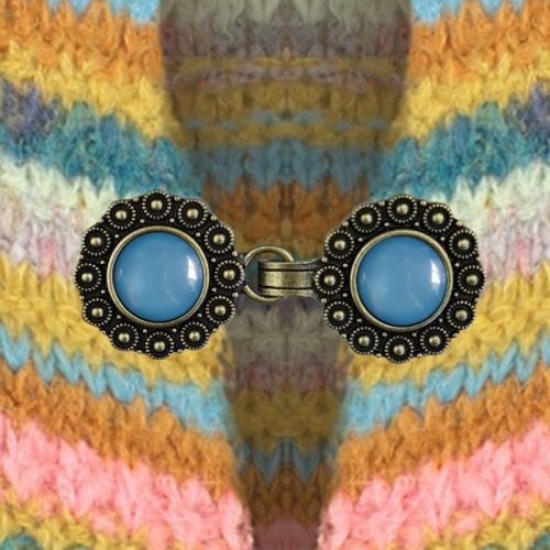 Urban Hippies  Vest clip bronze & Ming green