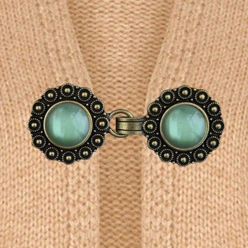 Urban Hippies  Vest clip bronze & Ming green