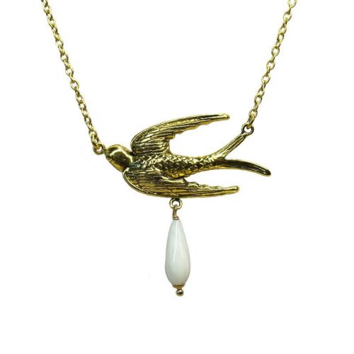 Urban Hippies Smykke Bird Ivory GP