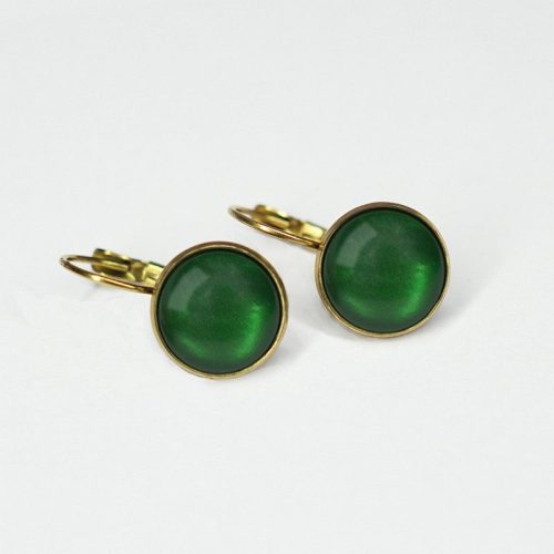 Urban Hippies Øredobber Dots Juniper green GP
