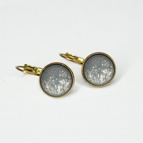 Urban Hippies Øredobber Dots grey glimmer GP