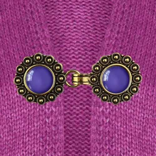 Urban Hippies Vest clip gold & iris purple