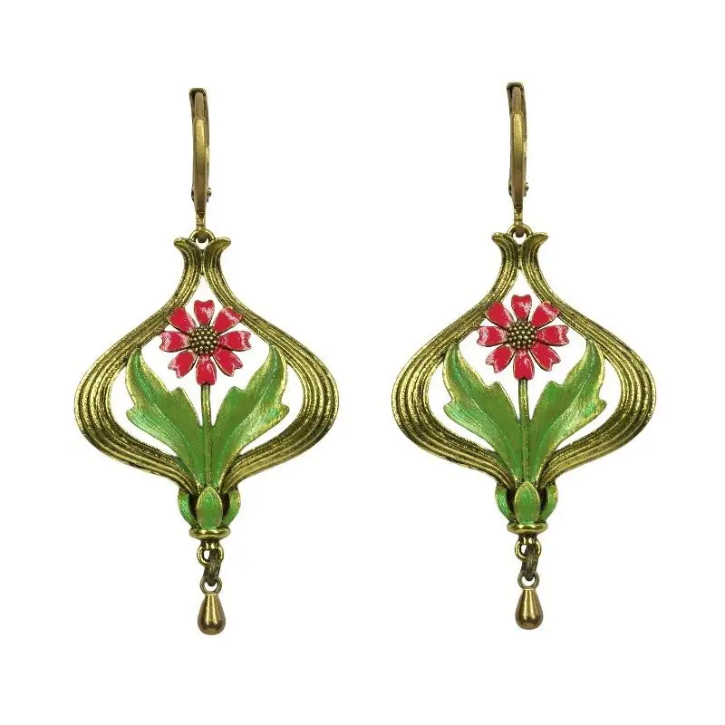 Urban Hippies Øredobber Arabella Red - Bilde 3