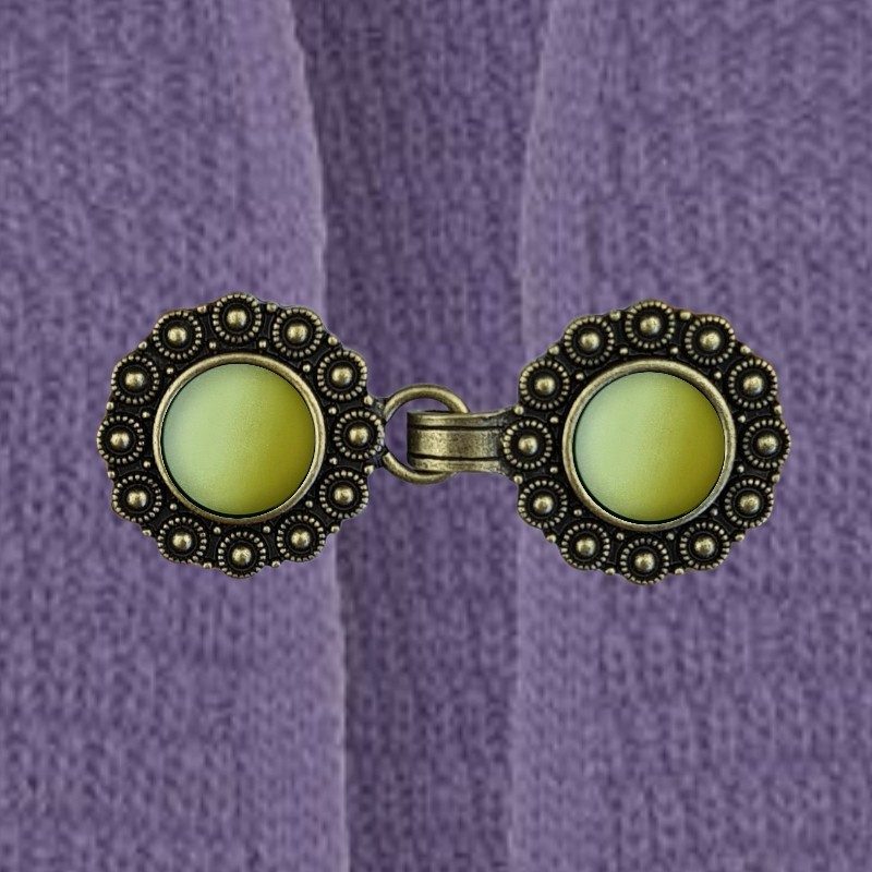 Urban Hippies  Vest clip bronze & Ming green