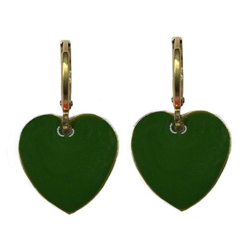 Urban Hippies Øredobber Matcha hearts gp