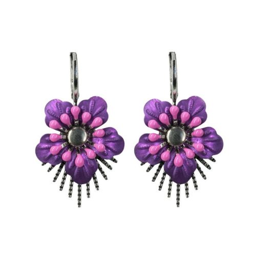 Urban Hippies Øredobber Raio violet/pink