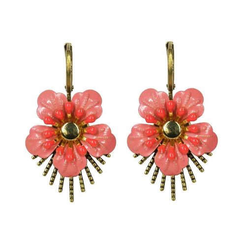 Urban Hippies Øredobber Raio Melon Pink