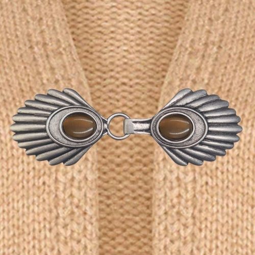 Urban Hippies Vest clip mocca old silver