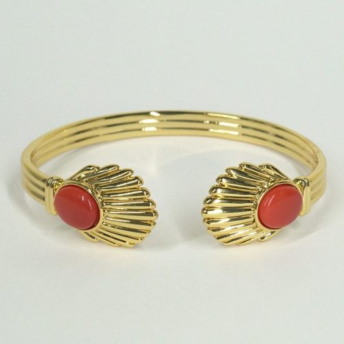Urban Hippies Armbånd Venus Bangle Bloodcoral gp