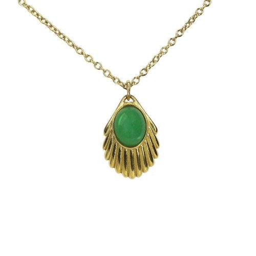 Urban Hippies Smykke Venus emerald gold