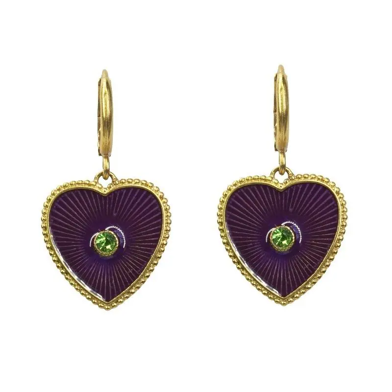 Urban Hippies Øredobber Je m'aime plum