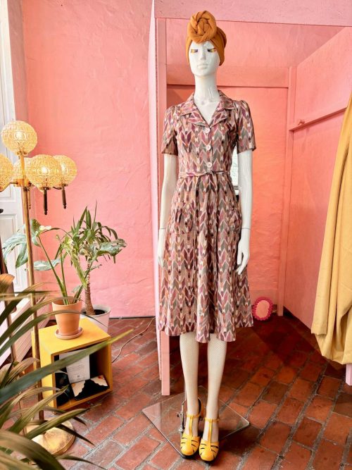 Revers Dress Midi Imani Cotton Rib