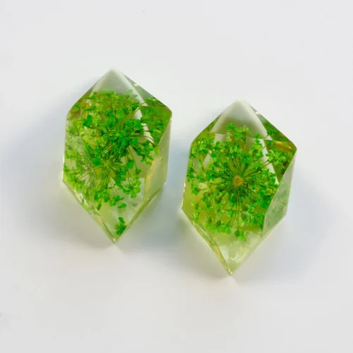 Green Sparkle Øredobber