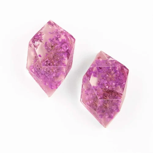 Purple Sparkle Øredobber