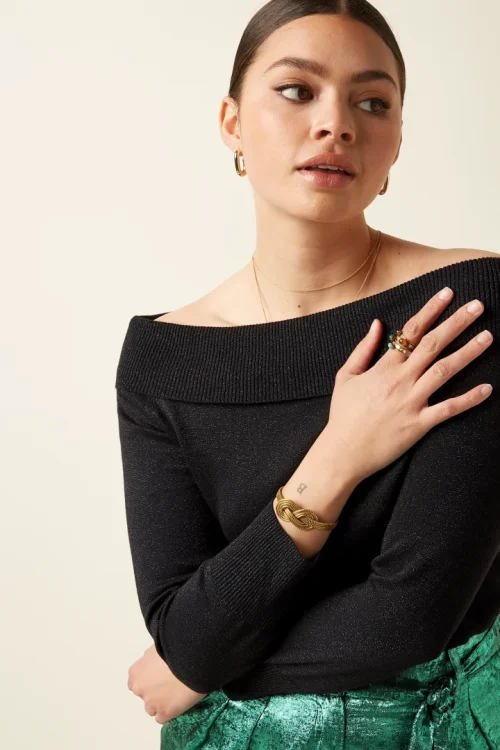 Mirta Top Lapis Black