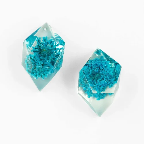 Blue Sparkle Øredobber