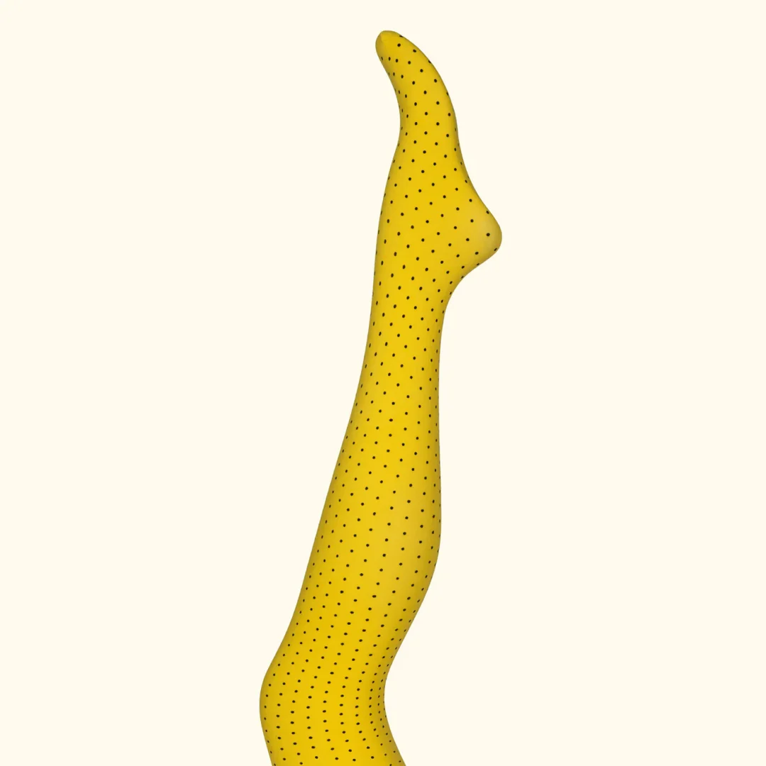 Margot strømpebukser Dots Banana