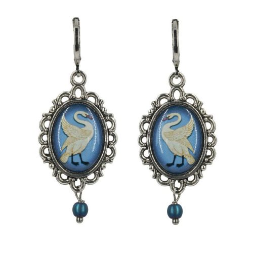 Urban Hippies Swans earrings silver