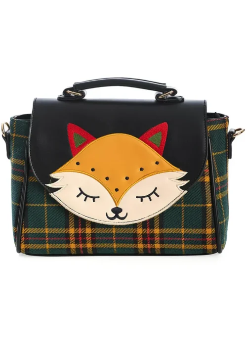 Black Scandi Fox handbag