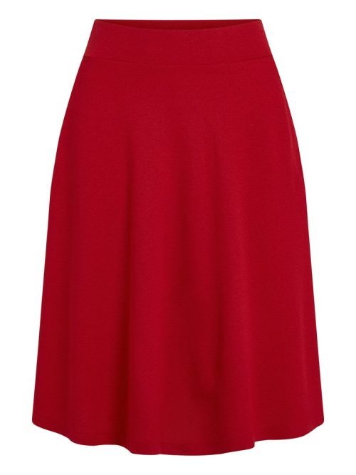 Serena Milano Crepe Skjørt - Chili Red