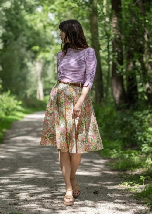 Circle Skirt Monet Garden