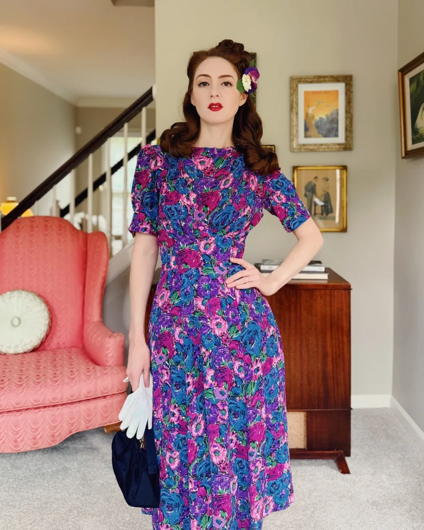 1940s 'Girl Friday' Dress - Covent garden - Bilde 2