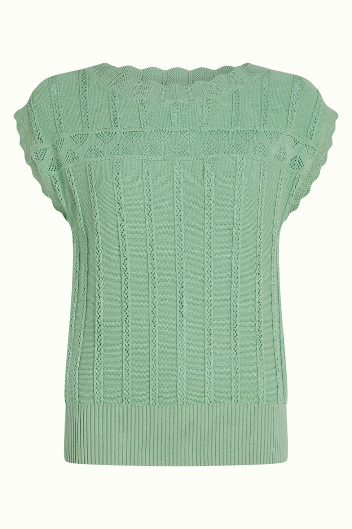 Liora Rocky Ajour Topp - Minty Meadow - Bilde 2