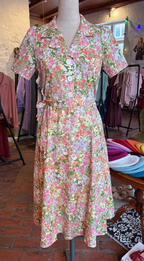 Revers Dress Midi Monet Garden