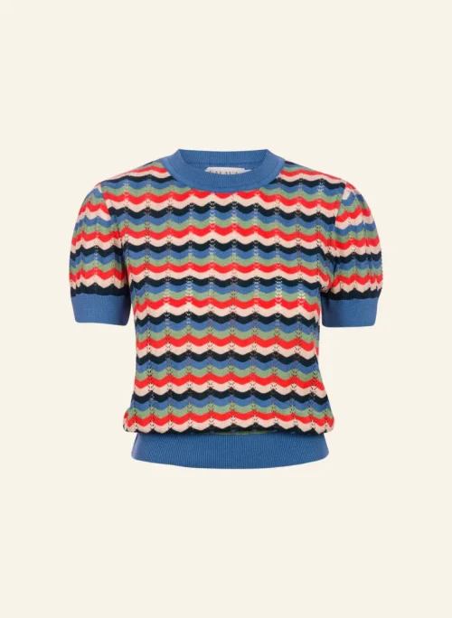 Eve Topp - Blue Shell Stripe