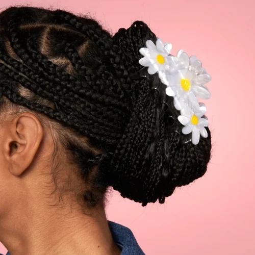 Trio Daisies Hair Claw