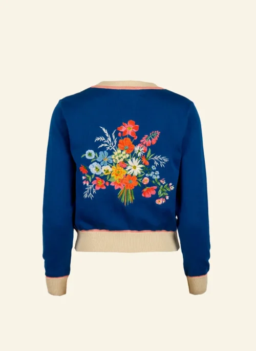 Vera Blue Posies Cardigan